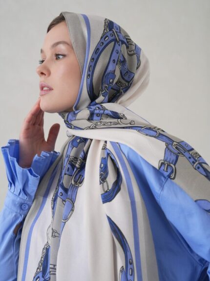Blue Royal Viskon Şal