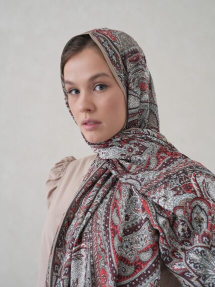 Rose Casablanca Viskon Şal